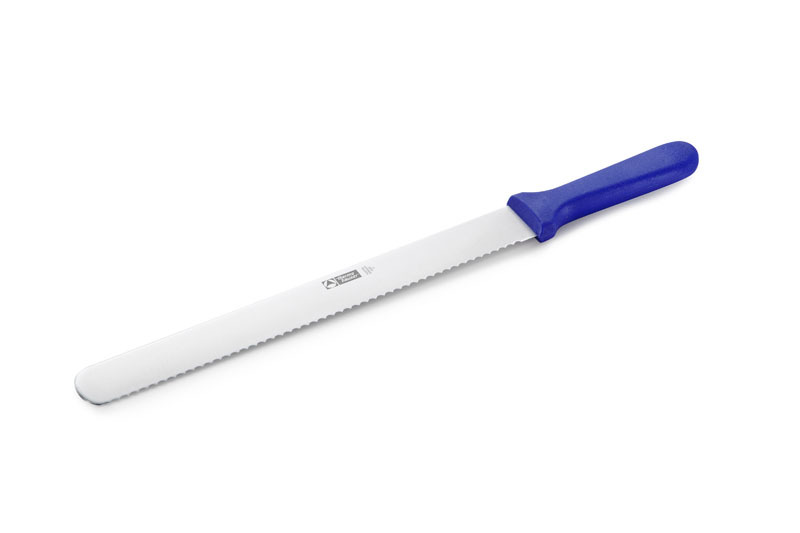 Nóż piekarniczy dwustronny gruba piłka/gładki 26 cm