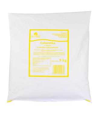 Galaretka o smaku cytrynowym worek 5kg BOWIKA
