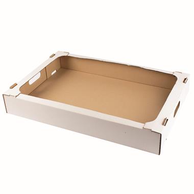 Karton na pączki 61x41x8.5cm biały