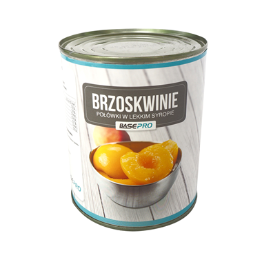 Brzoskwinia połówki w syropie 4200 g BasePro