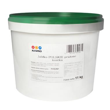 Jabłko Polskie prażone kostka 11kg Alfapro