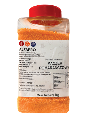 Maczek cukrowy pomarańczowy